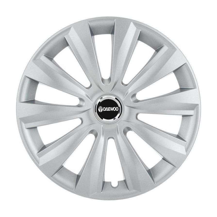 Set 4 Capace Roti, potrivite jantelor de R16, pentru Daewoo, model delta cromat