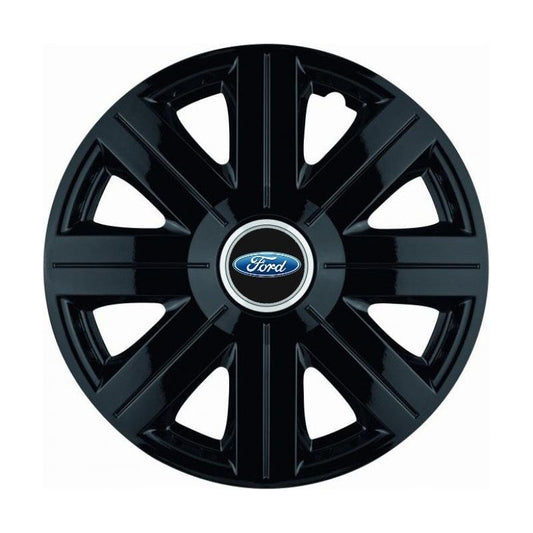 Set 4 Capace Roti, potrivite jantelor de R16, pentru Ford, model Cosmos Negru