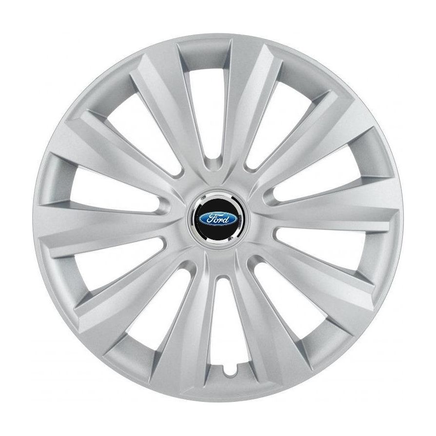 Set 4 Capace Roti, potrivite jantelor de R16, pentru Ford, model delta cromat