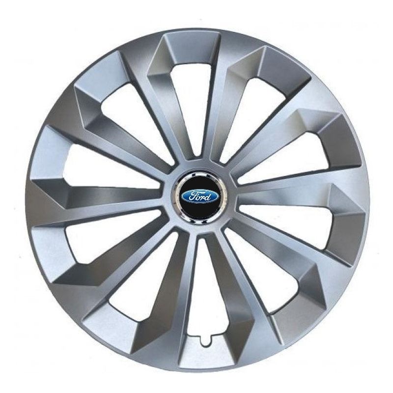 Set 4 Capace Roti 16 inchi (R16) Fame Gri, Compatibile Cu Ford