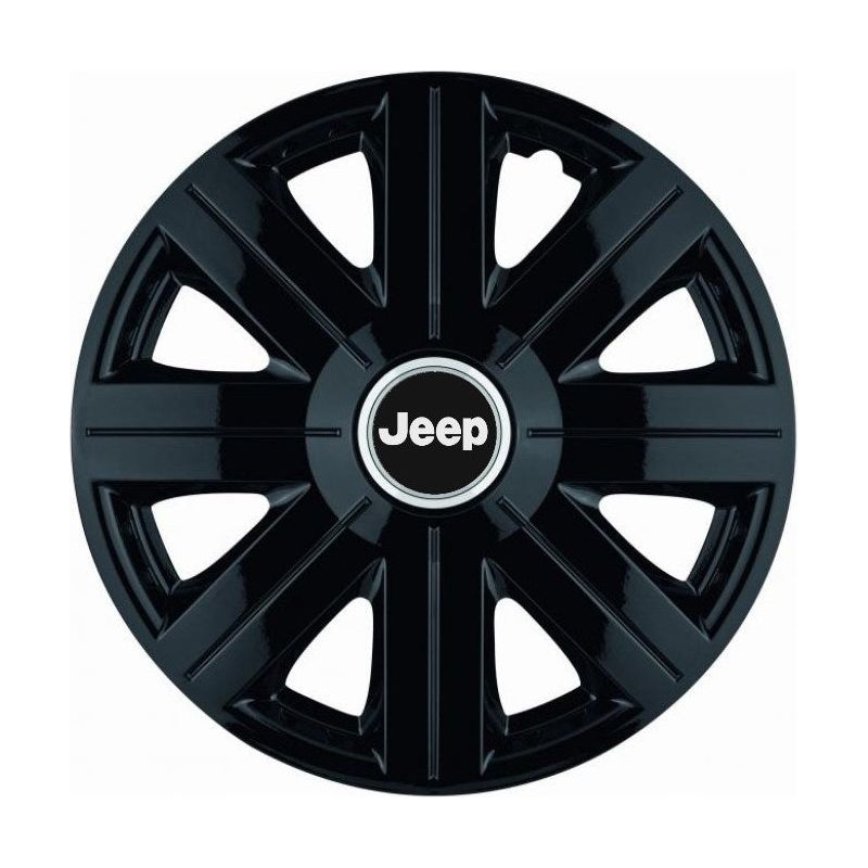 Set 4 Capace Roti, potrivite jantelor de R16, pentru Jeep, model Cosmos Negru