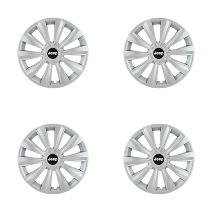 Set 4 Capace Roti, potrivite jantelor de R16, pentru Jeep, model delta cromat