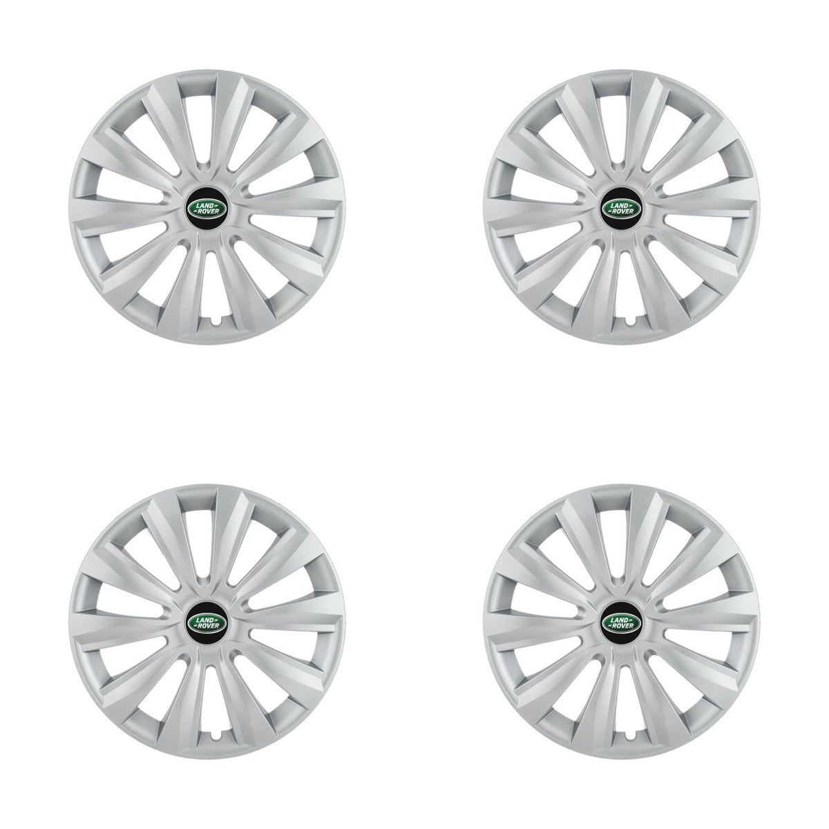 Set 4 Capace Roti, potrivite jantelor de R16, pentru Land Rover, model delta cromat