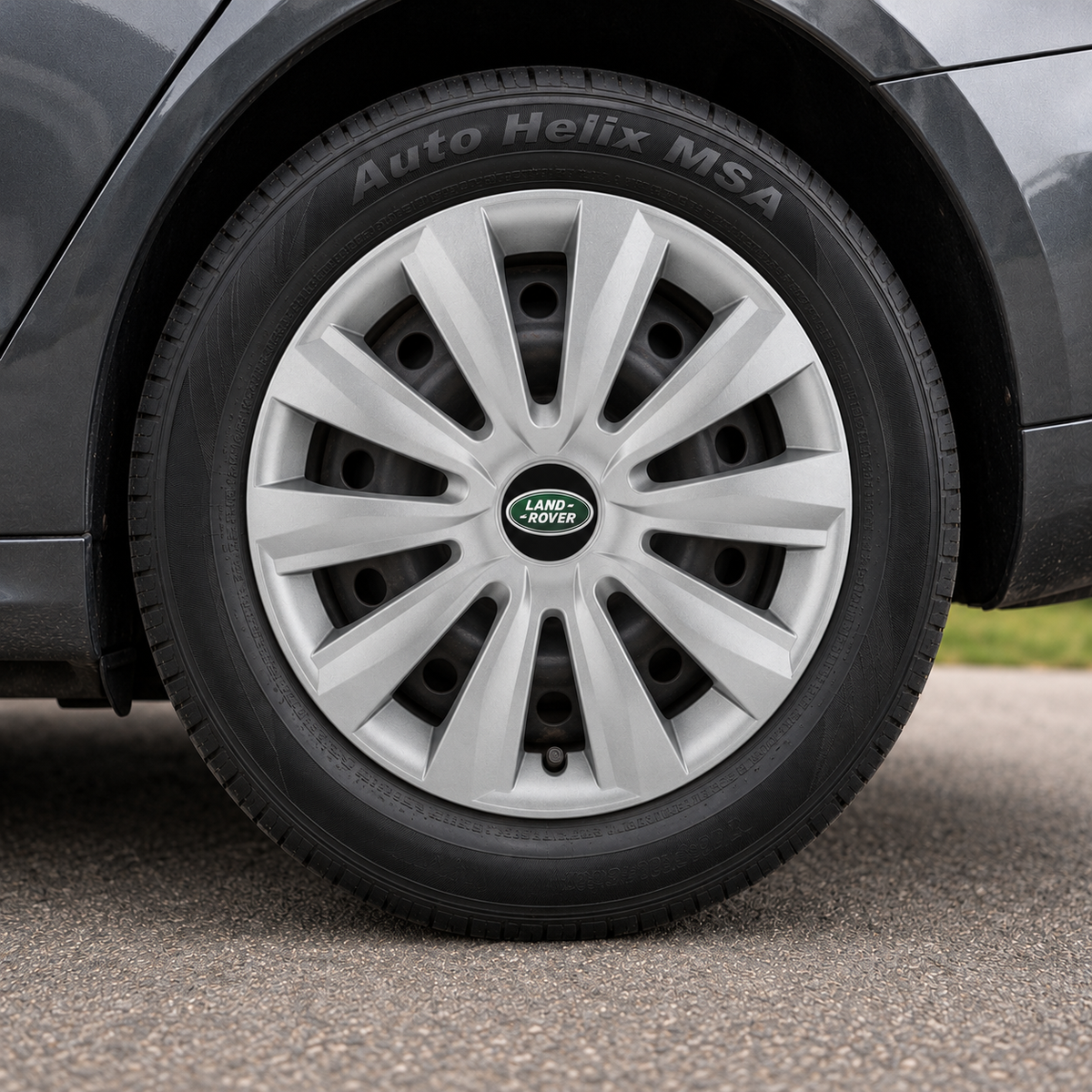 Set 4 Capace Roti, potrivite jantelor de R16, pentru Land Rover, model delta cromat