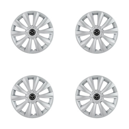 Set 4 Capace Roti, potrivite jantelor de R16, pentru Mazda, model delta cromat