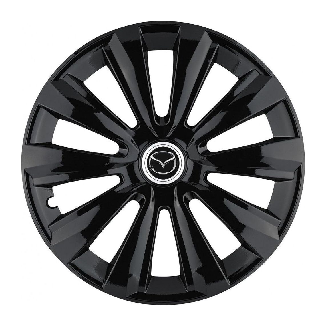 Set 4 Capace Roti, potrivite jantelor de R16, pentru Mazda, model delta negru