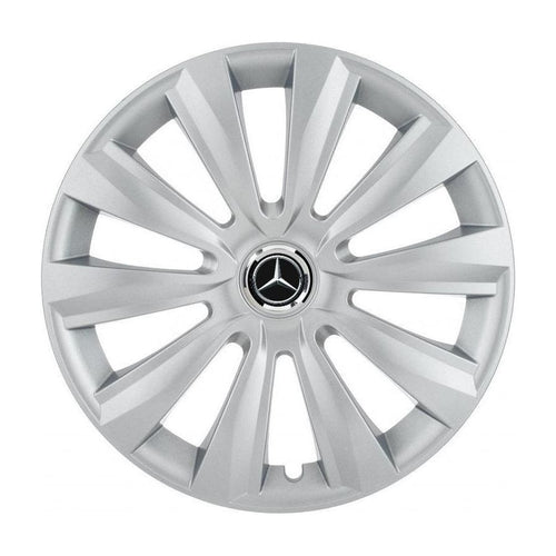 Set 4 Capace Roti, potrivite jantelor de R16, pentru Mercedes-Benz, model delta cromat