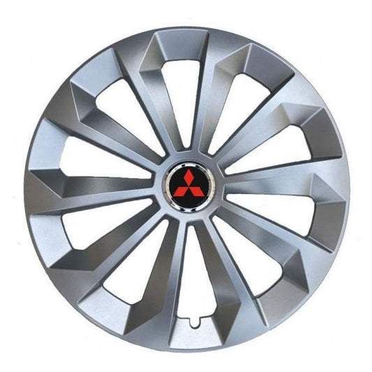 Set 4 Capace Roti 16 inchi (R16) Fame Gri, Compatibile Cu Mitsubishi