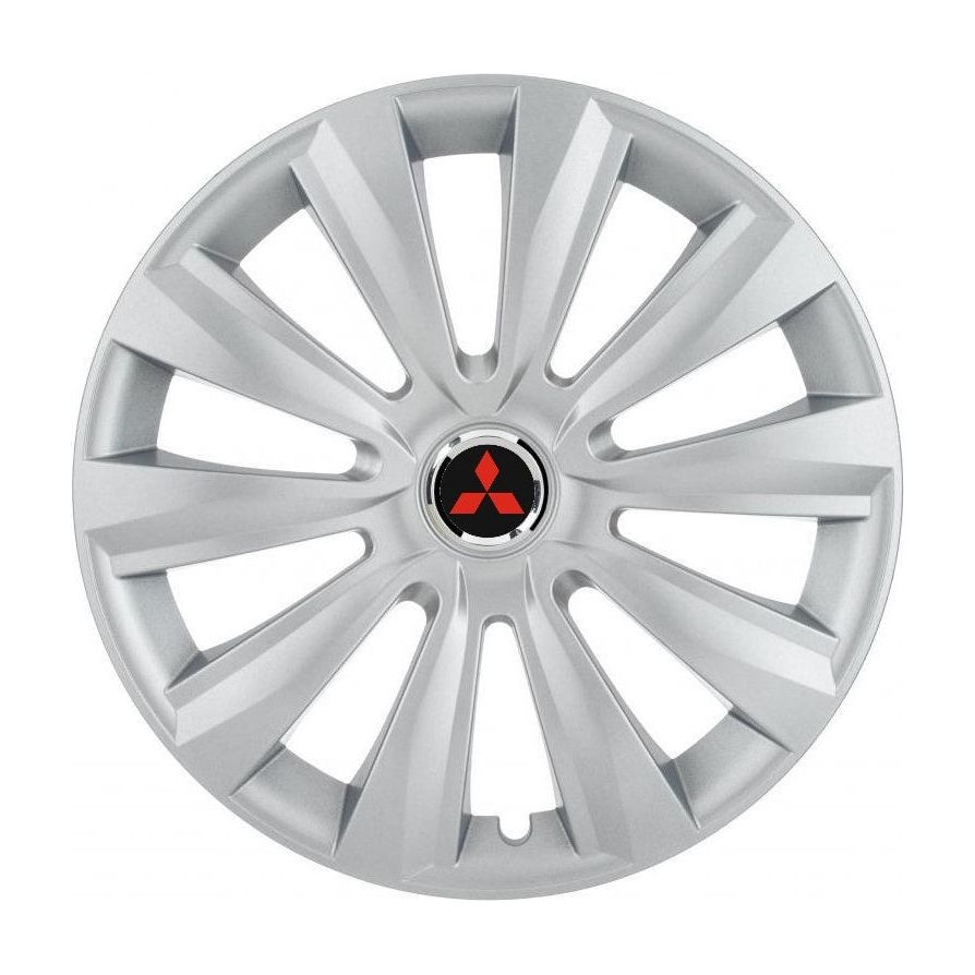 Set 4 Capace Roti, potrivite jantelor de R16, pentru Mitsubishi, model delta cromat