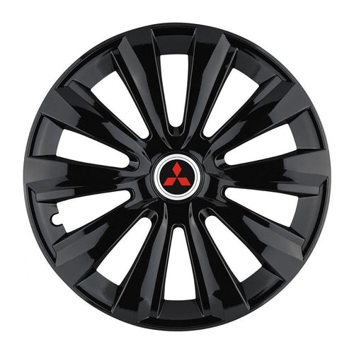 Set 4 Capace Roti, potrivite jantelor de R16, pentru Mitsubishi, model delta negru