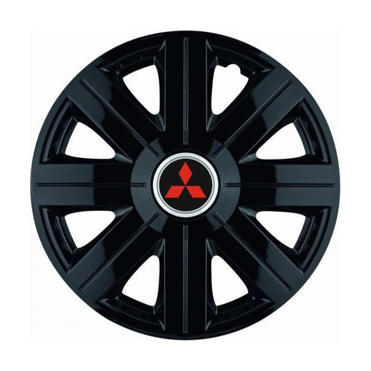 Set 4 Capace Roti, potrivite jantelor de R16, pentru Mitsubishi, model Cosmos Negru