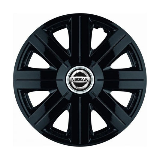 Set 4 Capace Roti, potrivite jantelor de R16, pentru Nissan, model Cosmos Negru