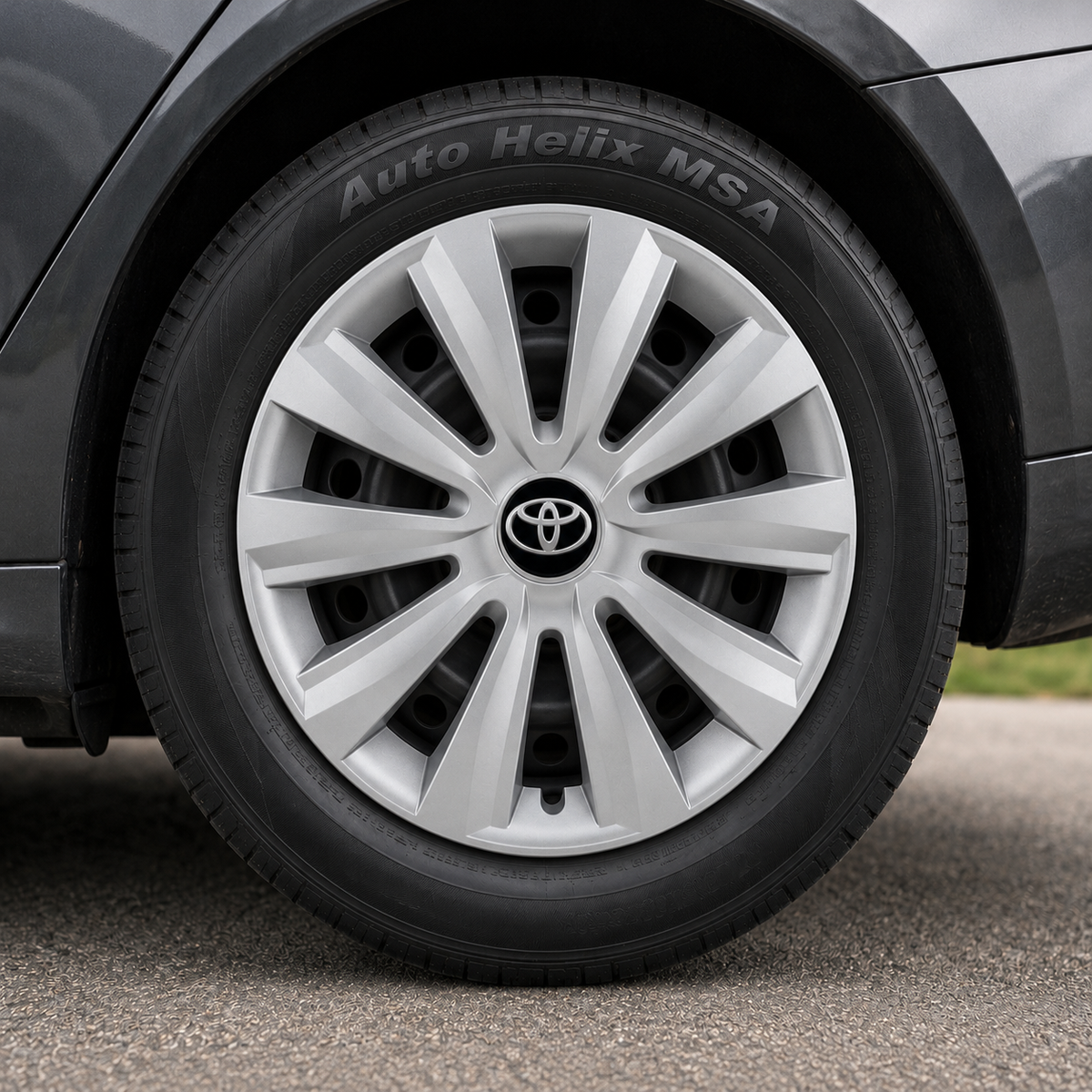 Set 4 Capace Roti, potrivite jantelor de R16, pentru Toyota, model delta cromat