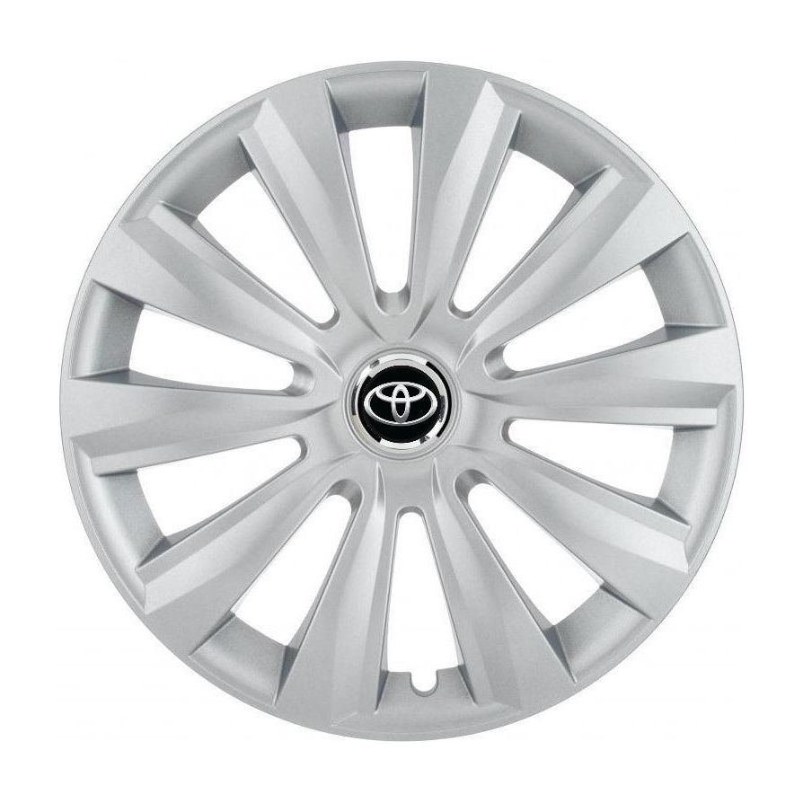 Set 4 Capace Roti, potrivite jantelor de R16, pentru Toyota, model delta cromat