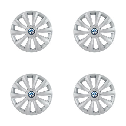 Set 4 Capace Roti, potrivite jantelor de R16, pentru Volkswagen, model delta cromat