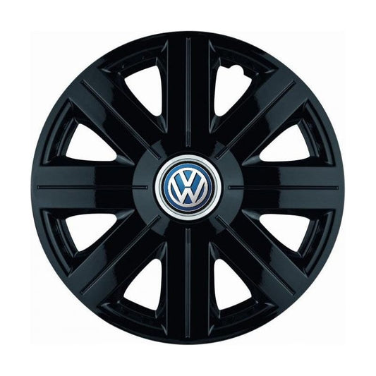 Set 4 Capace Roti, potrivite jantelor de R16, pentru Volkswagen, model Cosmos Negru