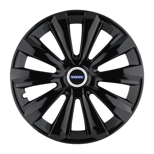 Set 4 Capace Roti, potrivite jantelor de R16, pentru Volvo, model delta negru