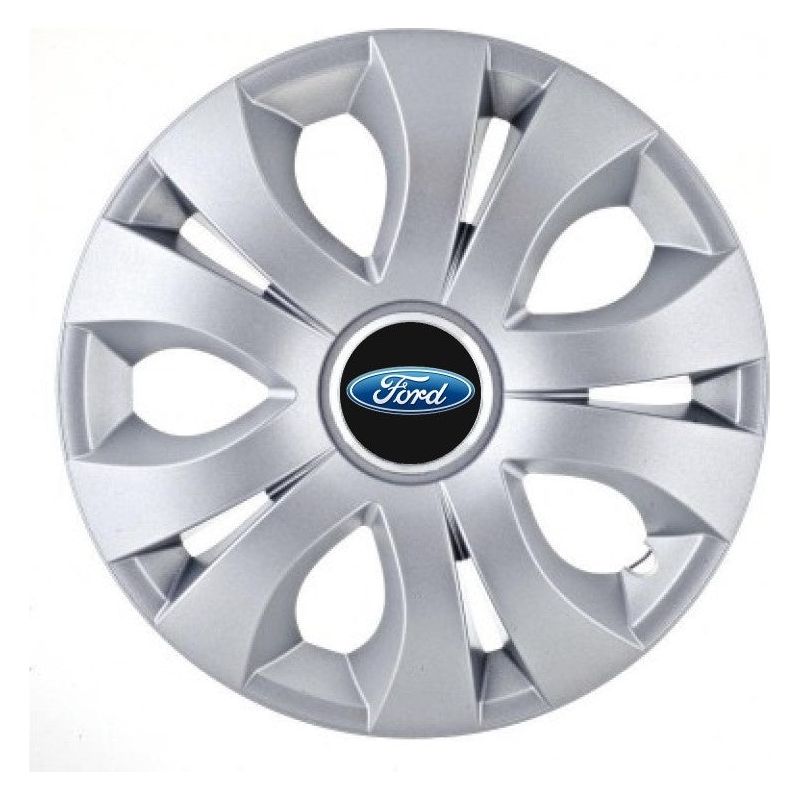 Set 4 Capace Roti, potrivite jantelor de R17, Compatibil Cu Ford, model top crom