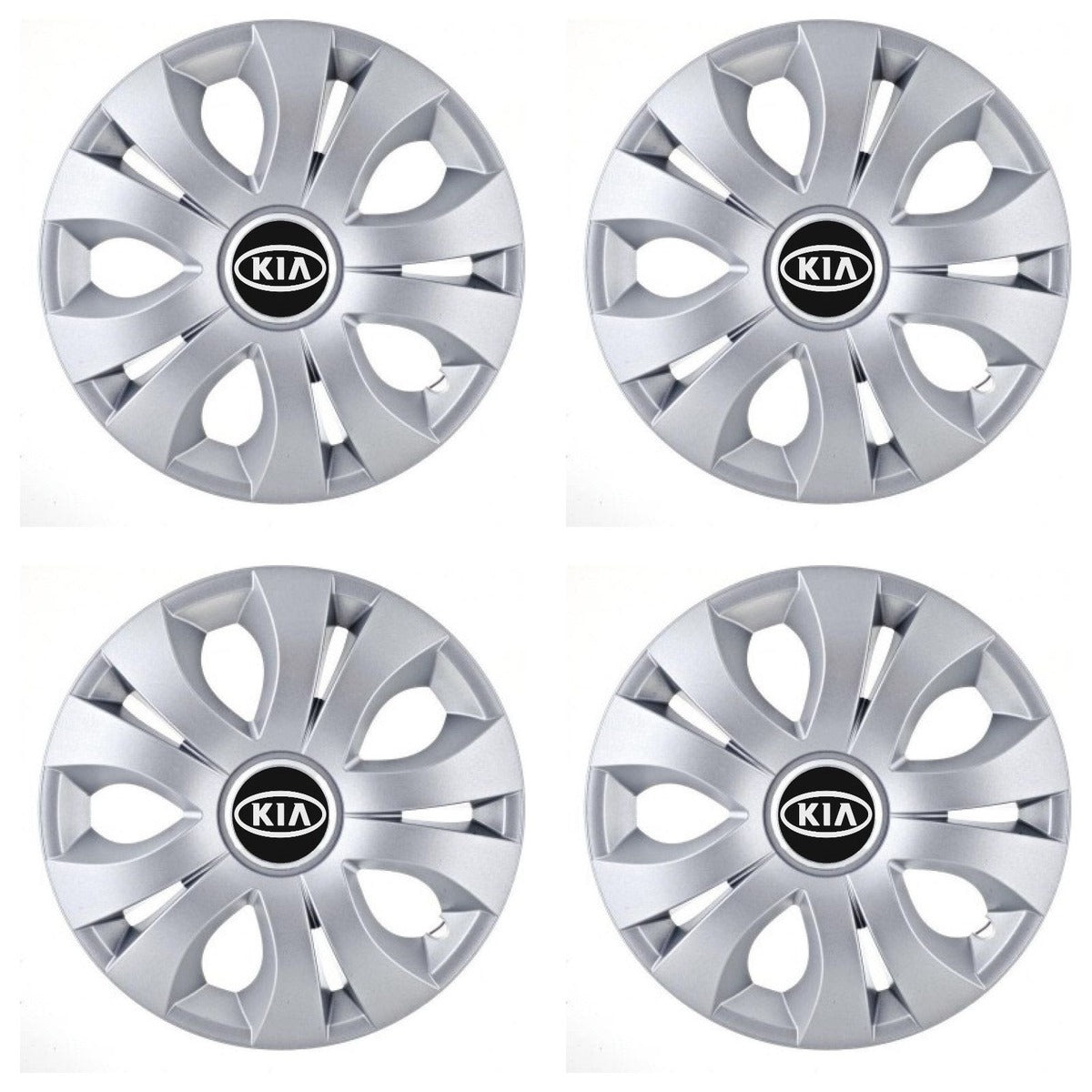 Set 4 Capace Roti, potrivite jantelor de R17, Compatibil Cu Kia, model top crom