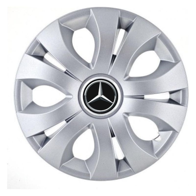 Set 4 Capace Roti, potrivite jantelor de R17, Compatibil Cu Mercedes-Benz, model top crom