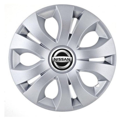 4 darabos dísztárcsa készlet, R17 felnikre alkalmas, Nissan kompatibilis, krómozott felső modell