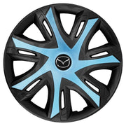 Set 4 capace roti Power bicolor azur R14 Compatibil Cu Mazda