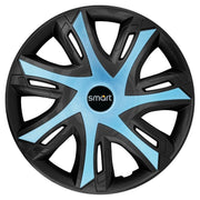 Set 4 capace roti Power bicolor azur R16 Compatibil Cu Smart