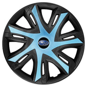 Set 4 capace roti Power bicolor azur R16 Compatibil Cu Subaru