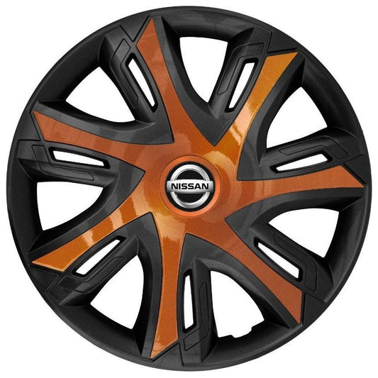 Set 4 capace roti Power bicolor cooper R14 Compatibil Cu Nissan