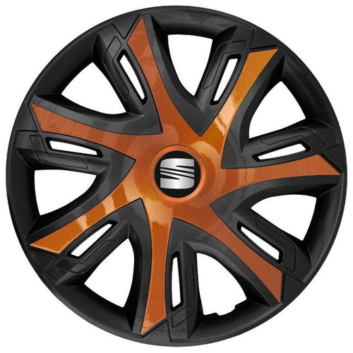 4 db-os Power bicolor Cooper R14 dísztárcsa készlet, Seat-tal kompatibilis