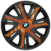 Set 4 capace roti Power bicolor cooper R15 Compatibil Cu BMW