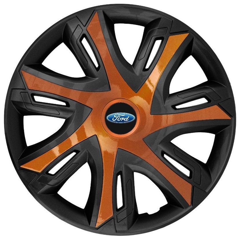 Set 4 capace roti Power bicolor cooper R15 Compatibil Cu Ford