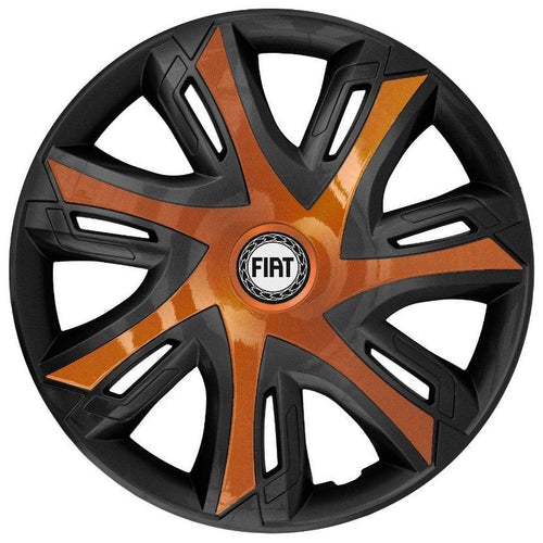Set 4 capace roti Power bicolor cooper R16 Compatibil Cu Fiat