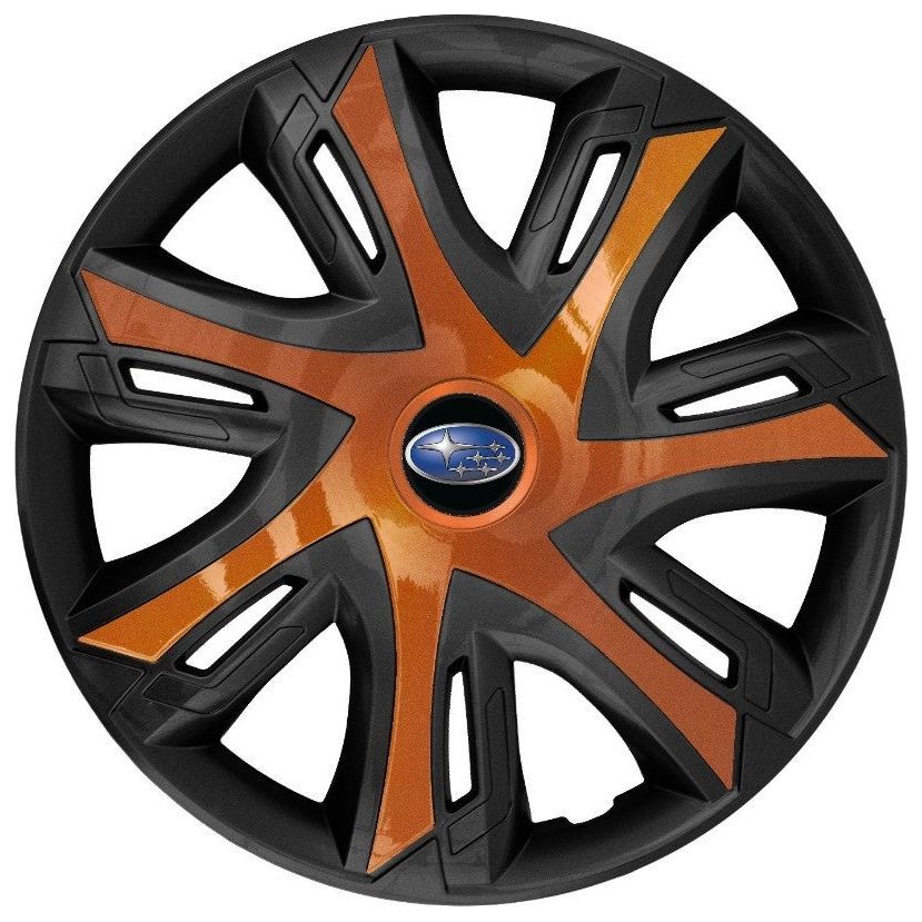 4 db-os Power bicolor Cooper R16 dísztárcsa szett, Subaruval kompatibilis