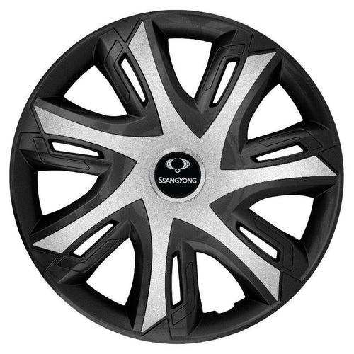 Комплект 4 таса Power Bicolor Silver R14 съвместими със SsangYoung