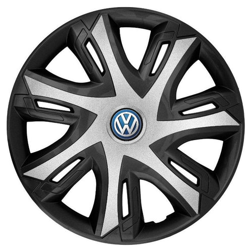 Комплект 4 таса Power Bicolor Silver R14, съвместими с Volkswagen