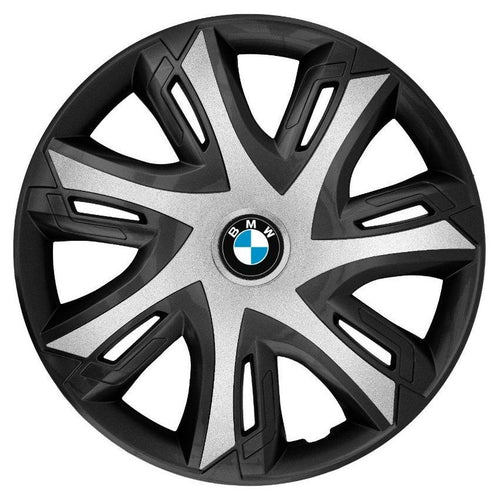 Set 4 capace roti Power Bicolor Silver R15 Compatibil Cu BMW