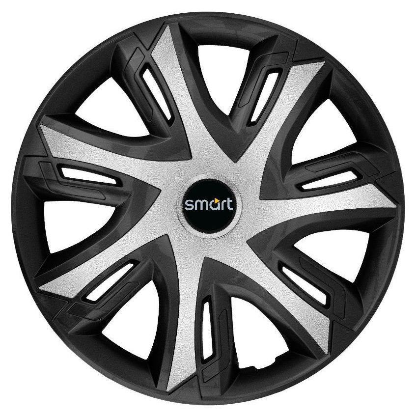 Set 4 capace roti Power Bicolor Silver R16 Compatibil Cu Smart