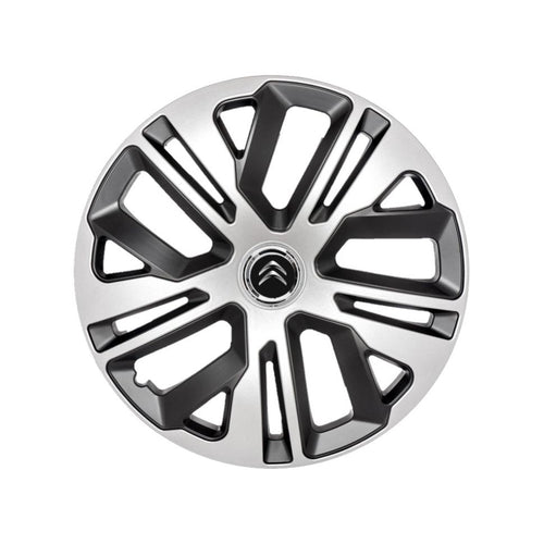 Set 4 Capace Roti 14 inchi (R14) Raven Gri-Negru, Compatibile Cu Citroen