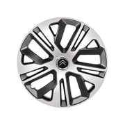 Set 4 Capace Roti 14 inchi (R14) Raven Gri-Negru, Compatibile Cu Citroen