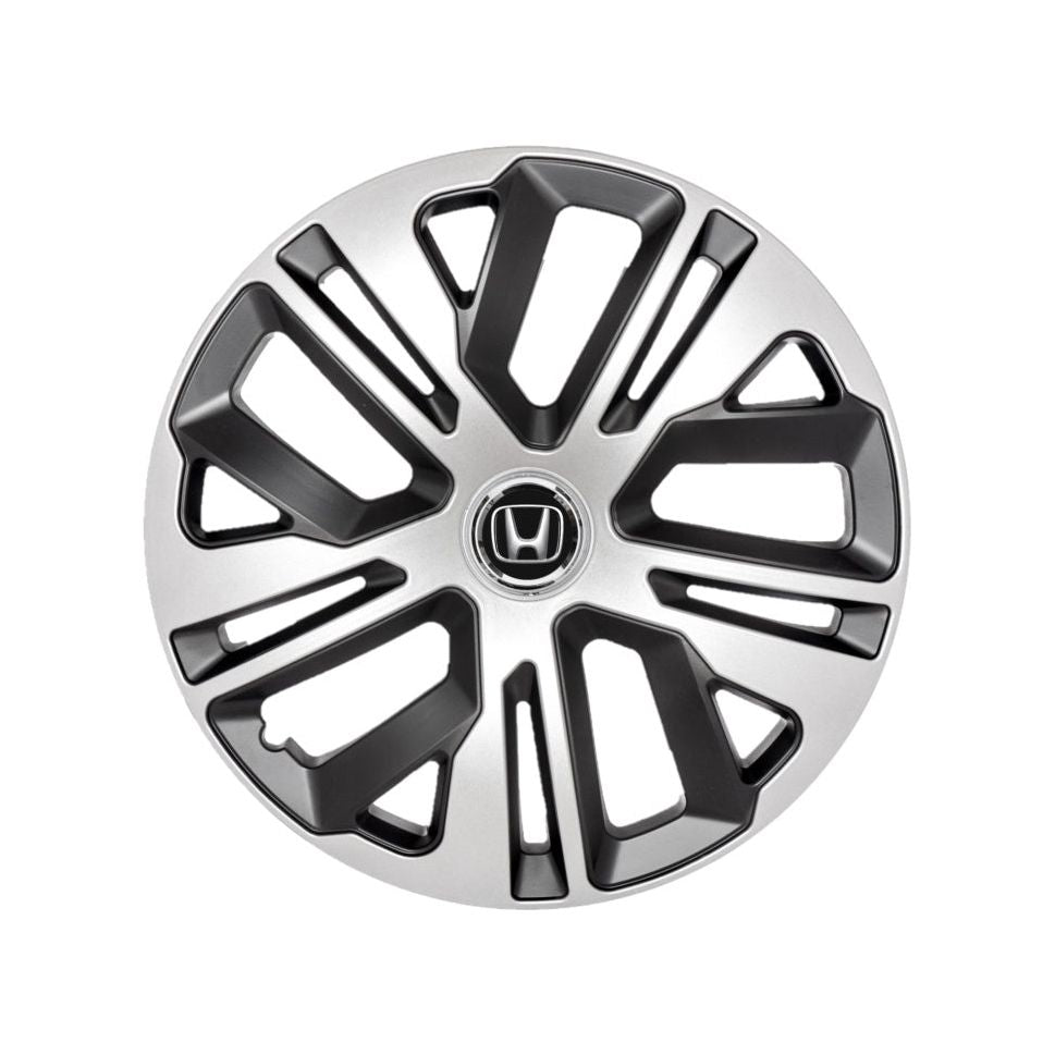 Set 4 Capace Roti 15 inchi (R15) Raven Gri-Negru, Compatibile Cu Honda