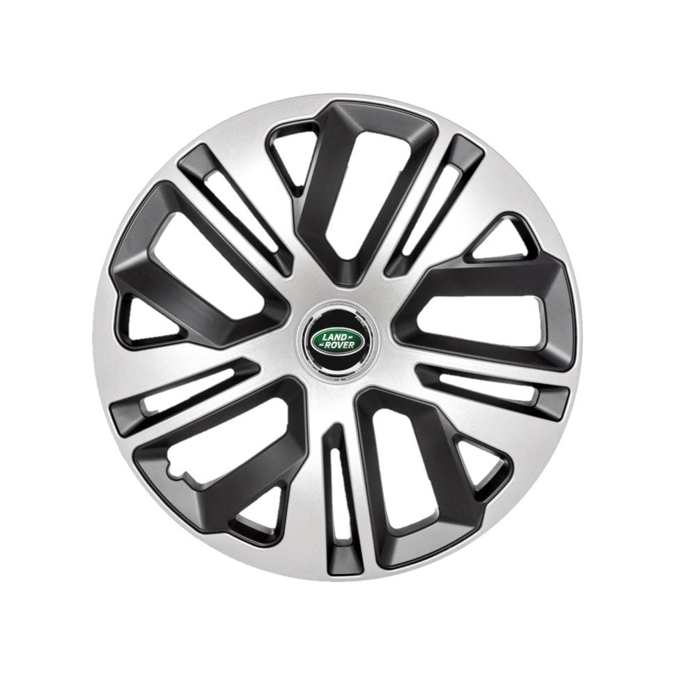 Set 4 capace roti Raven Gri-Negru R16, pentru gama auto Land Rover