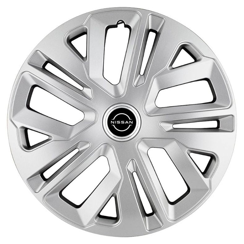 Set 4 Capace Roti 14 inchi (R14) Raven Gri, pentru Nissan Nou