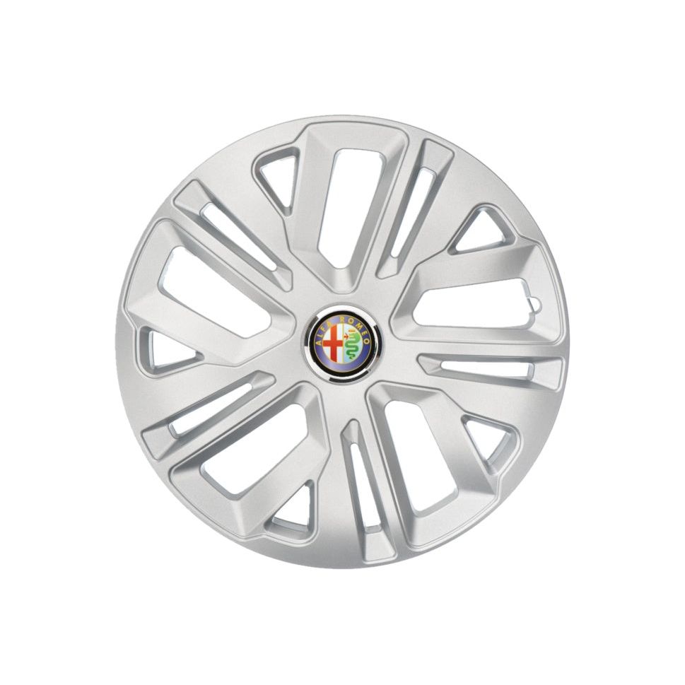 Set 4 Capace Roti 15 inchi (R15) Raven Gri, Compatibile Cu Alfa Romeo