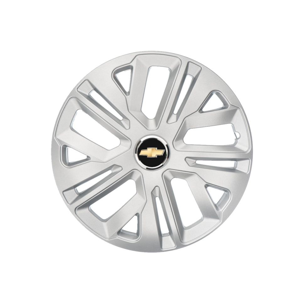 Set 4 capace roti Raven Gri R15, pentru gama auto Chevrolet