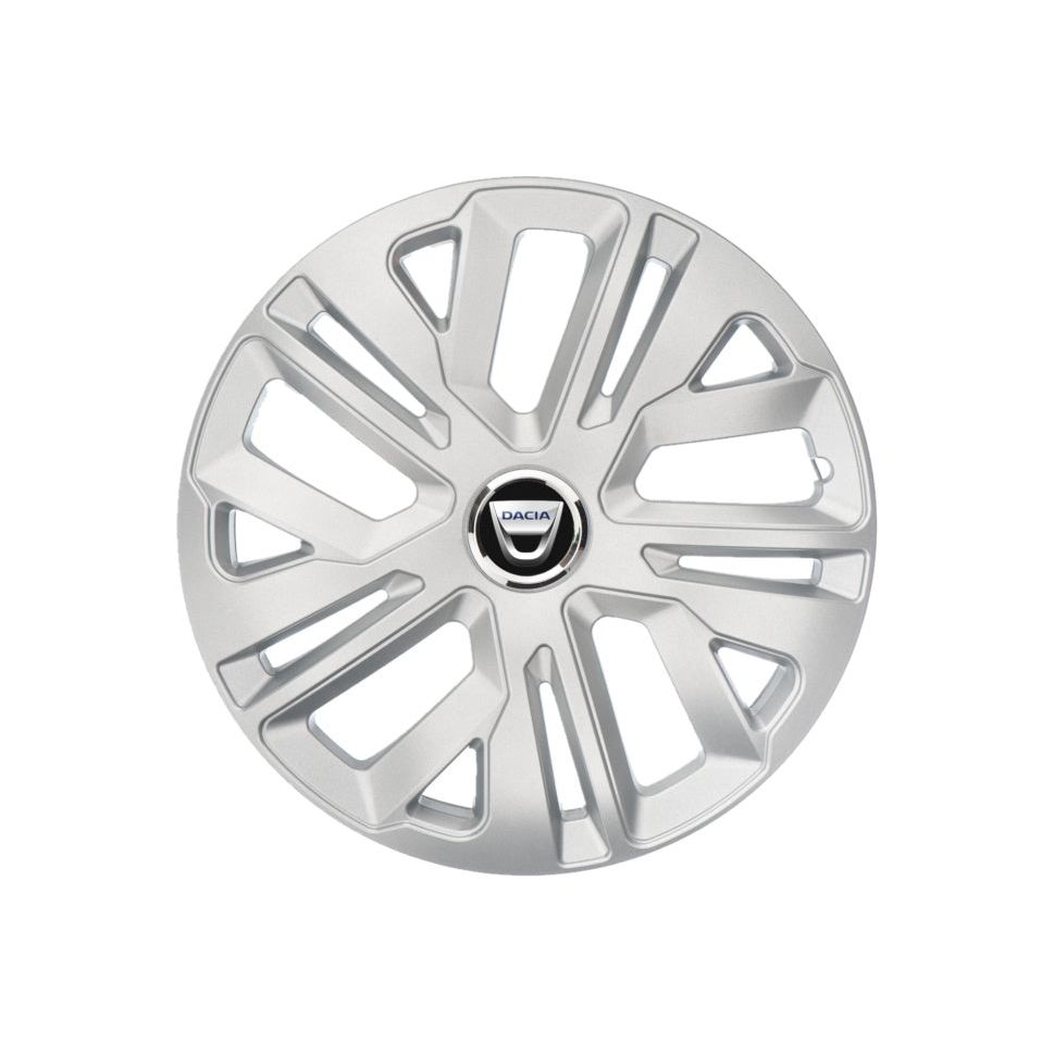 Set 4 capace roti Raven Gri R15, pentru gama auto Dacia