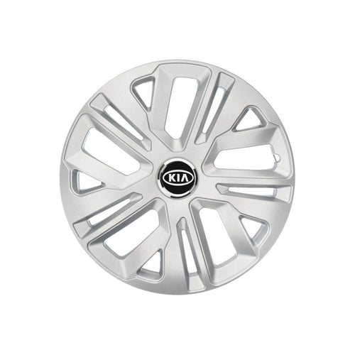 Set 4 Capace Roti 15 inchi (R15) Raven Gri, Compatibile Cu Kia