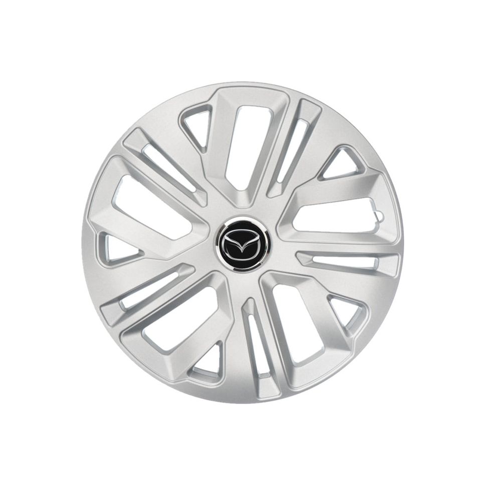 Set 4 Capace Roti 15 inchi (R15) Raven Gri, Compatibile Cu Mazda