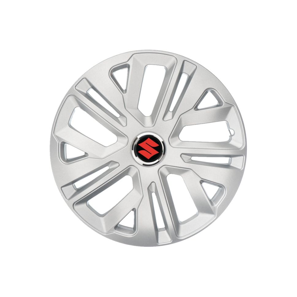 Set 4 Capace Roti 15 inchi (R15) Raven Gri, Compatibile Cu Suzuki