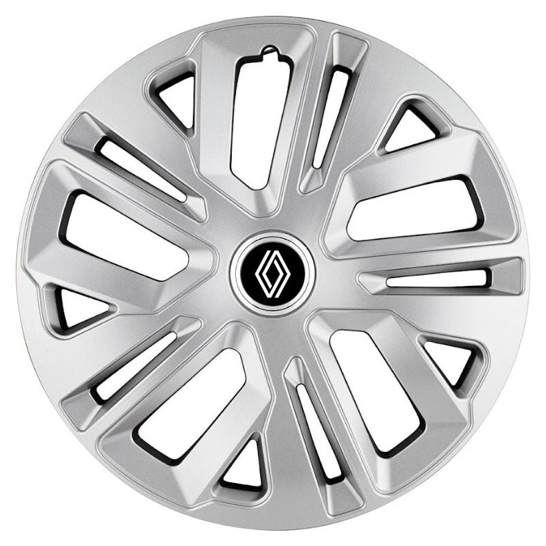 Set 4 Capace Roti 15 inchi (R15) Raven Gri, pentru Renault Nou